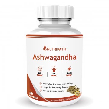 ashwagandha bottle wellness